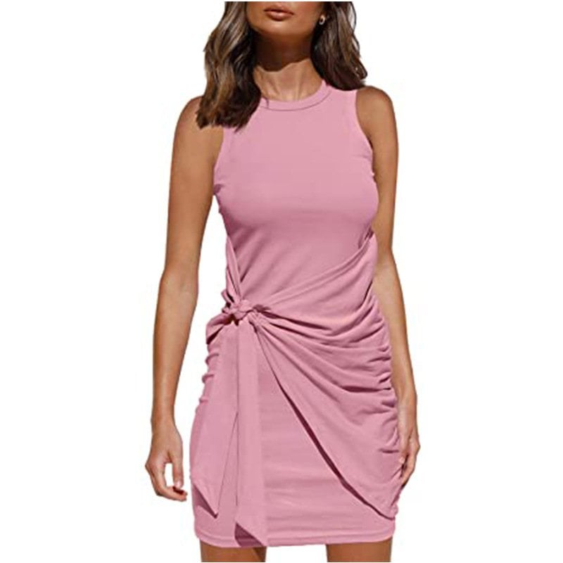 (Multiple Colour) - Casula Wrap Skirt Knit Dress