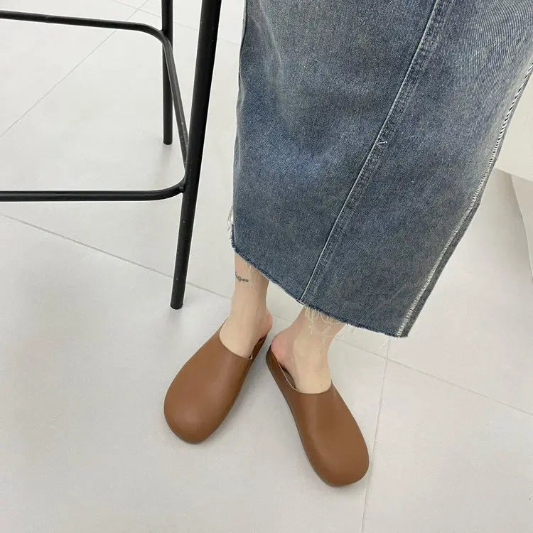 LetcloTM Damen-Slipper aus italienischem Leder / orthopädische Schuhe 