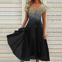 Elegant Glitter Starry Dress Party Dress