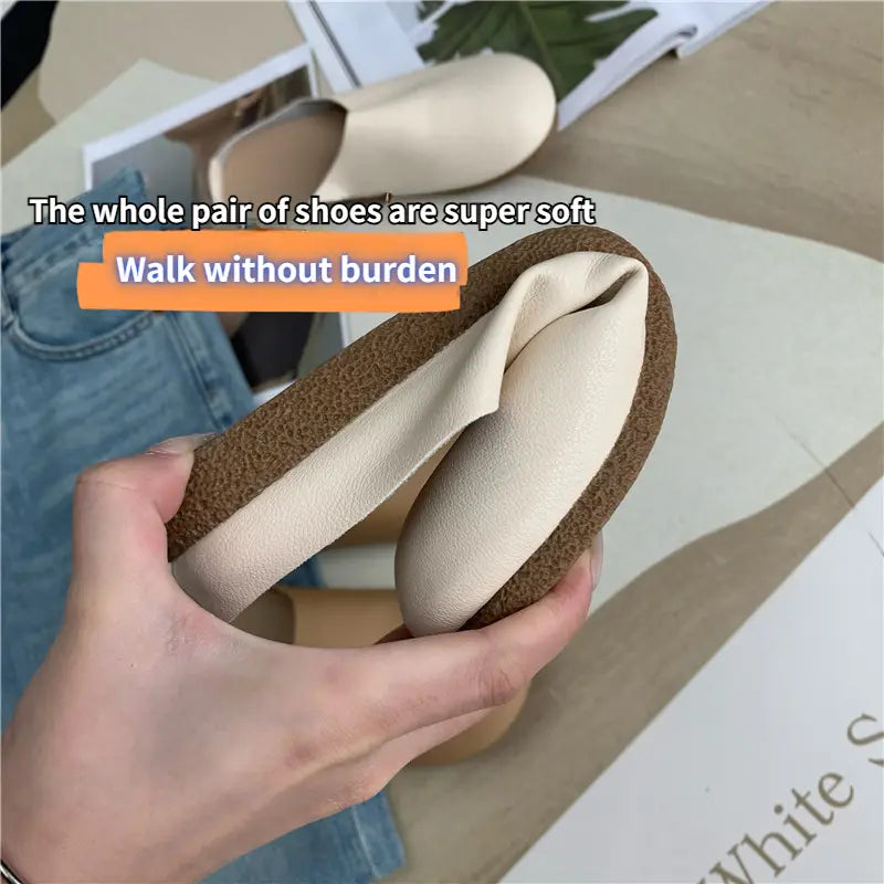 LetcloTM Damen-Slipper aus italienischem Leder / orthopädische Schuhe 