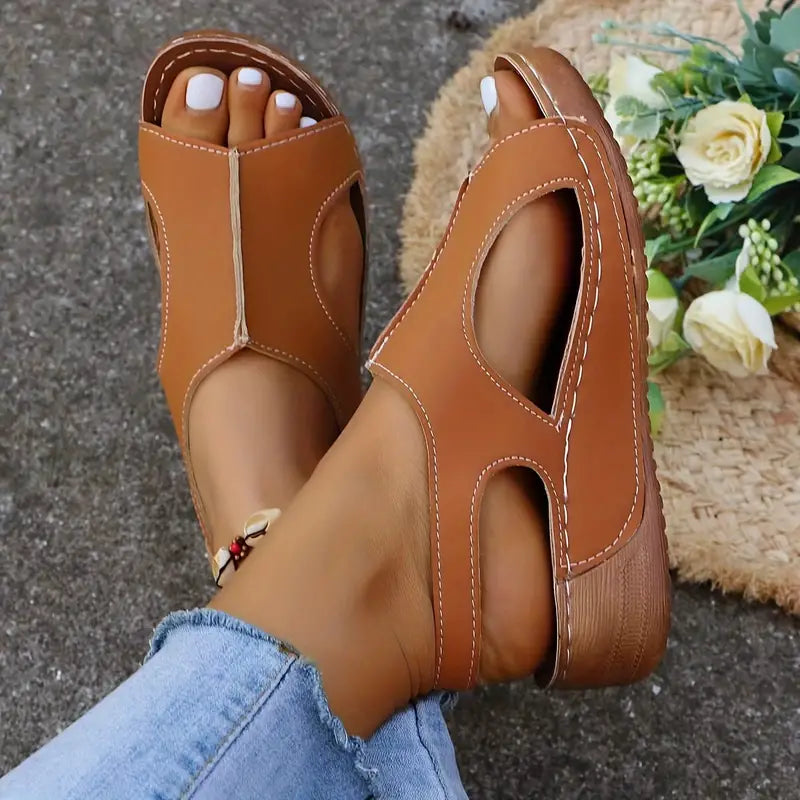 🔥Last Day Promotion 50% OFF - Women's New Summer Rhinestone Open Toe Orthopaedic Sandals