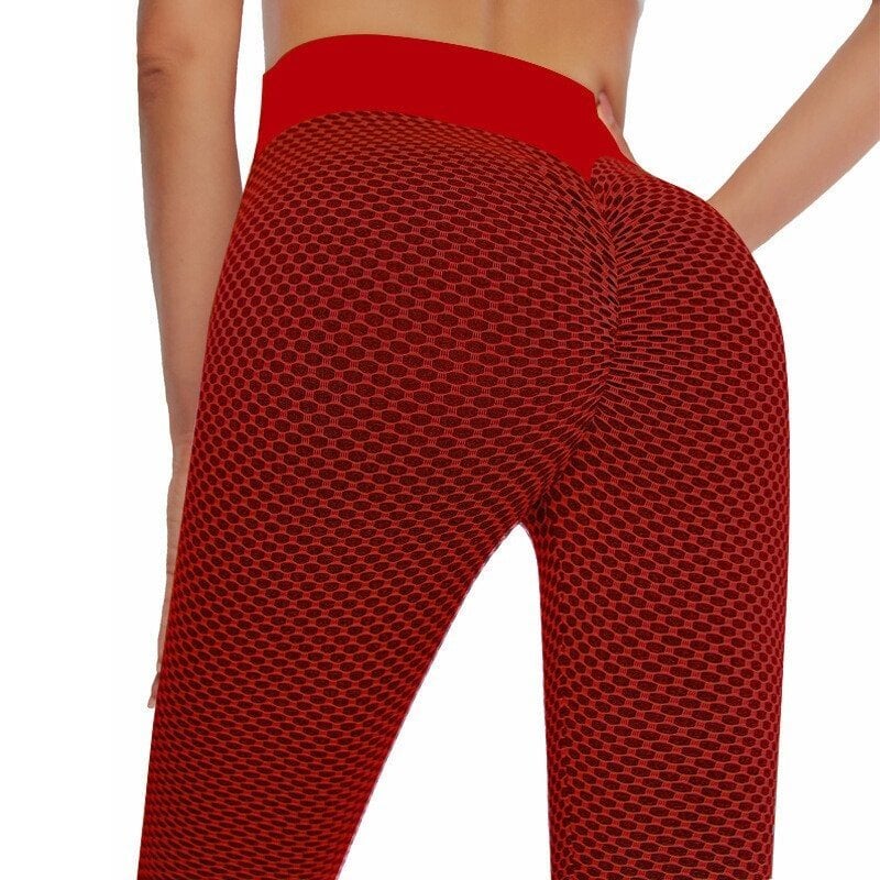 Pantalones de yoga sexys con cintura alta que levantan los glúteos 