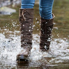 BOTAS CÓMODAS IMPERMEABLES PARA MUJER 