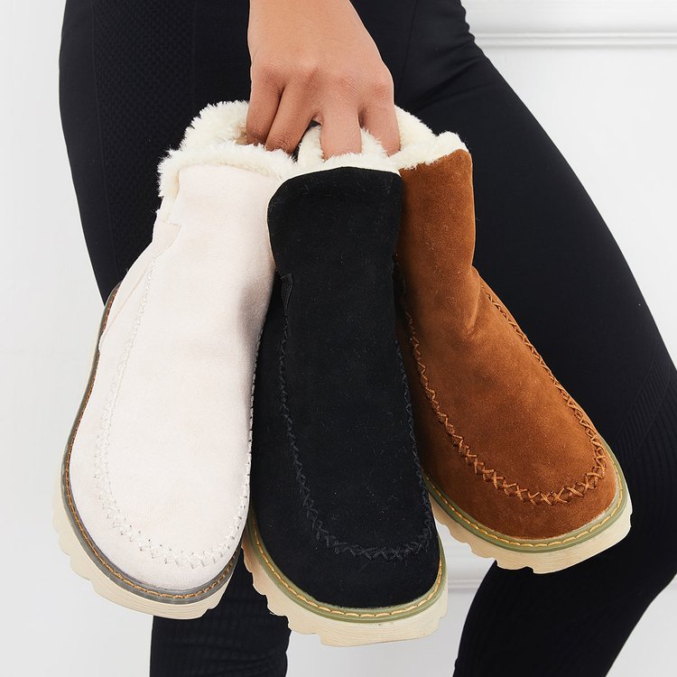 Klassische rutschfeste Schneestiefeletten für Damen 