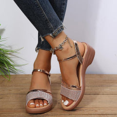 🔥LAST DAY 50% OFF🔥2024 NEW WOMEN'S OPEN TOE WEDGE ORTHOPEDIC SANDALS