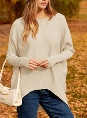 2024 New Women's Dolman Sleeve Knitted Pullover Sweater (Buy 2 Free Shipping)