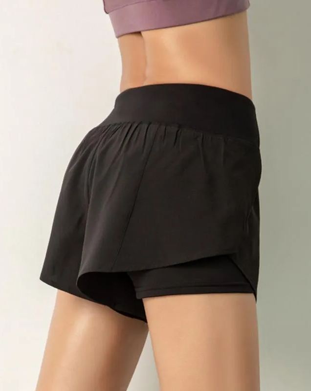 2 in 1 Women's Sports Shorts