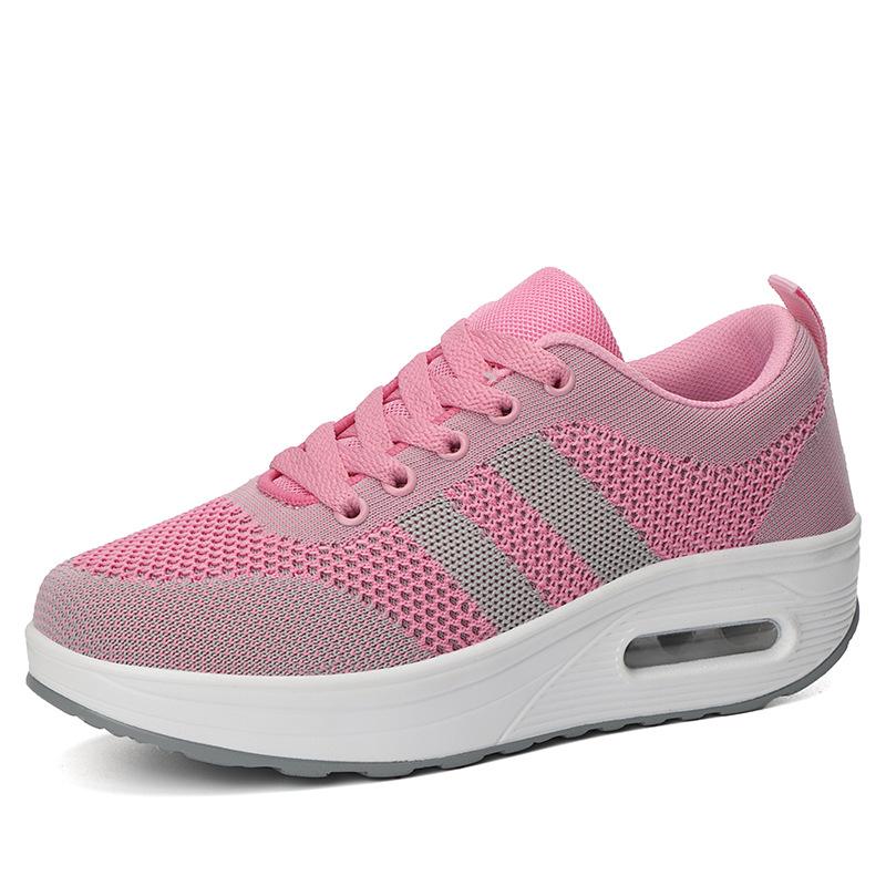 WIDE🔥Letzter Tag 60 % RABATT - Leichte orthopädische Air-Flying-Sneaker aus gewebtem Mesh für Damen 