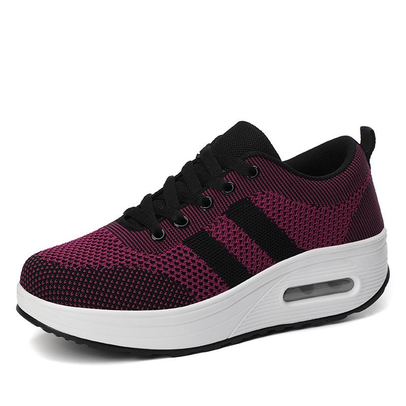 WIDE🔥Letzter Tag 60 % RABATT - Leichte orthopädische Air-Flying-Sneaker aus gewebtem Mesh für Damen 