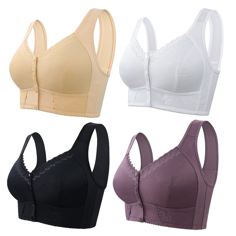 💝Hot Sale💝2024 New Stretchy Front Closure Breathable Bra for Seniors