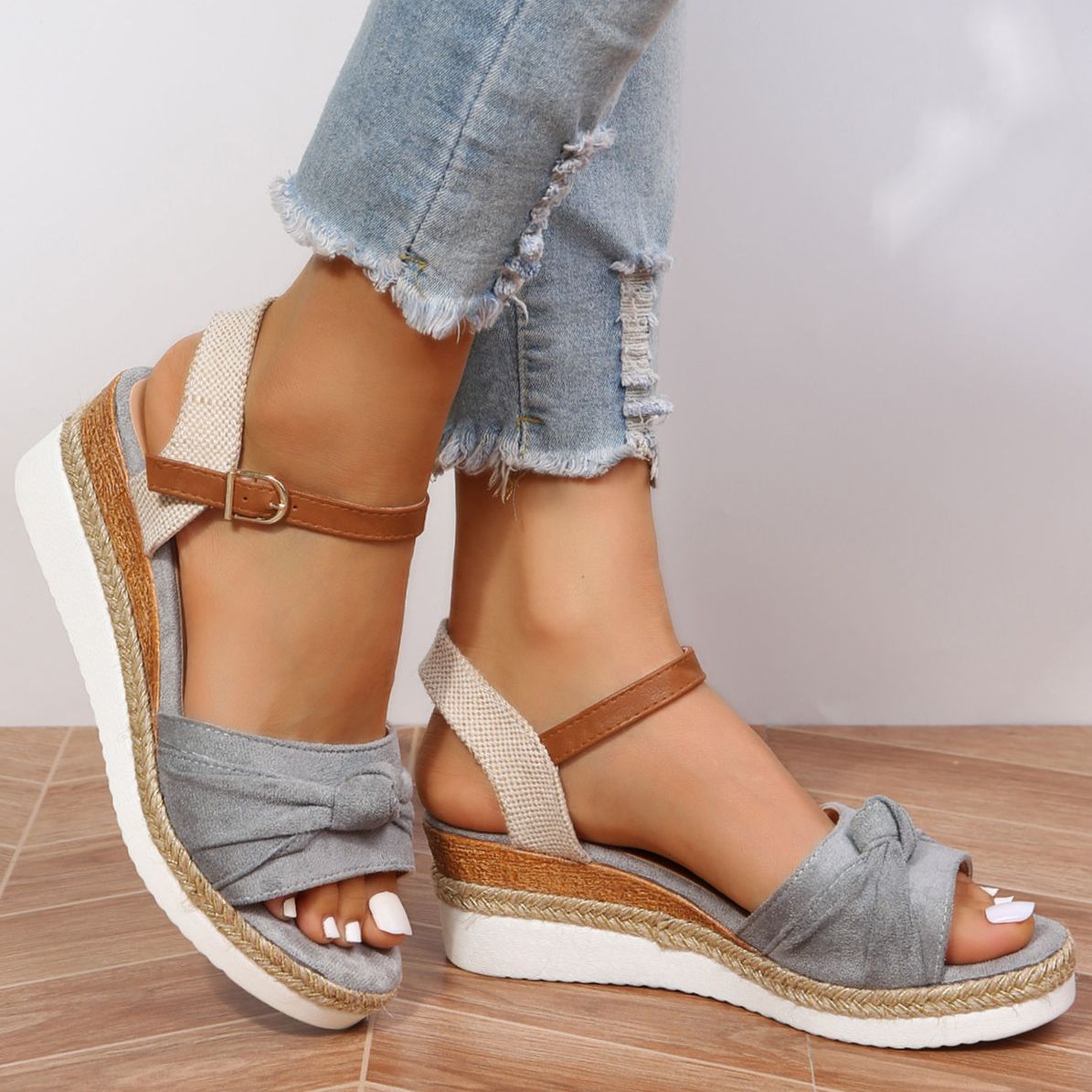 BOHO BLISS KEILSANDALEN