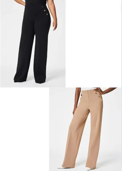 Tummy Control Button Wide Leg Pants(BUY 2 FREE SHIPPING)