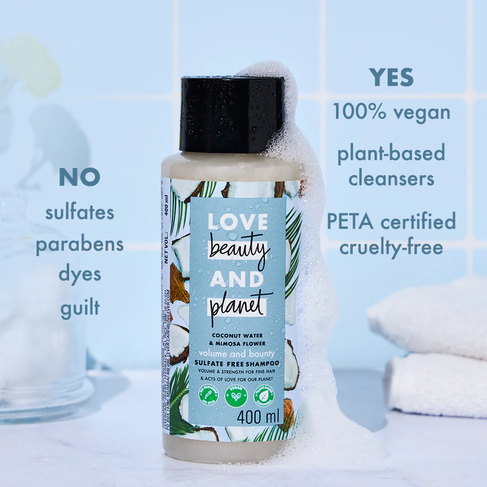 Coconut Water & Mimosa Flower Shampoo - 400 ml - Image 4