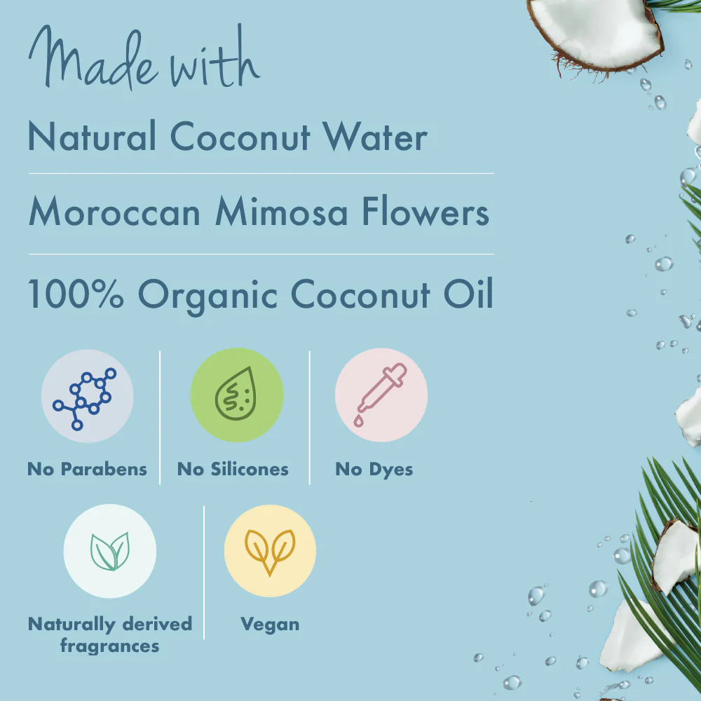 Coconut Water & Mimosa Flower Volume and Bounty Shampoo & Conditioner Combo - (400ml each) - Image 3