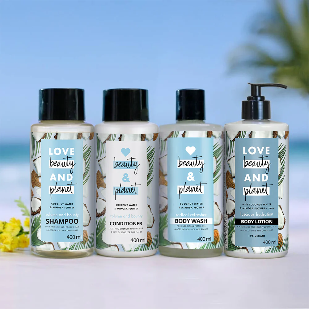 Coconut Water & Mimosa Flower Volume and Bounty Shampoo & Conditioner Combo - (400ml each) - Image 5