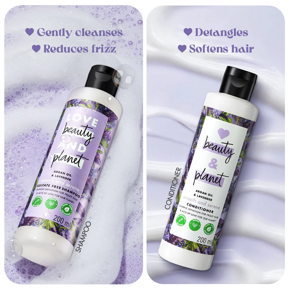 Argan Oil & Lavender Shampoo & Conditioner 200ml gift pack - Image 5