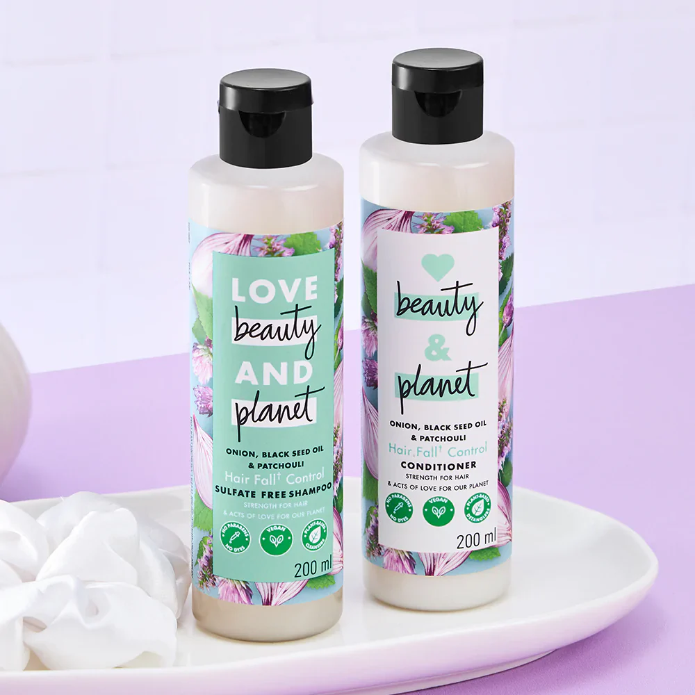 Onion, Black Seed & Patchouli Shampoo + Conditioner Combo - 200 ml Each - Image 9