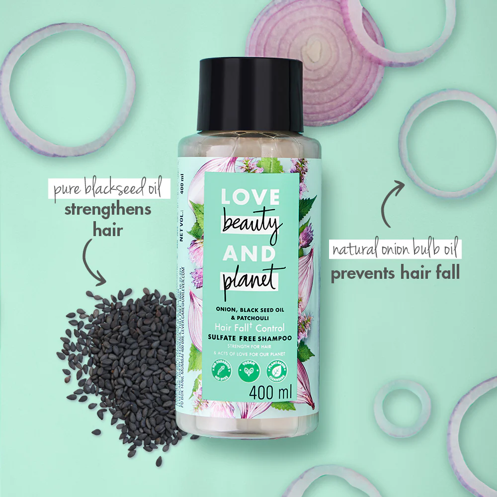 Onion, Blackseed & Patchouli Shampoo - 400 ml - Image 3