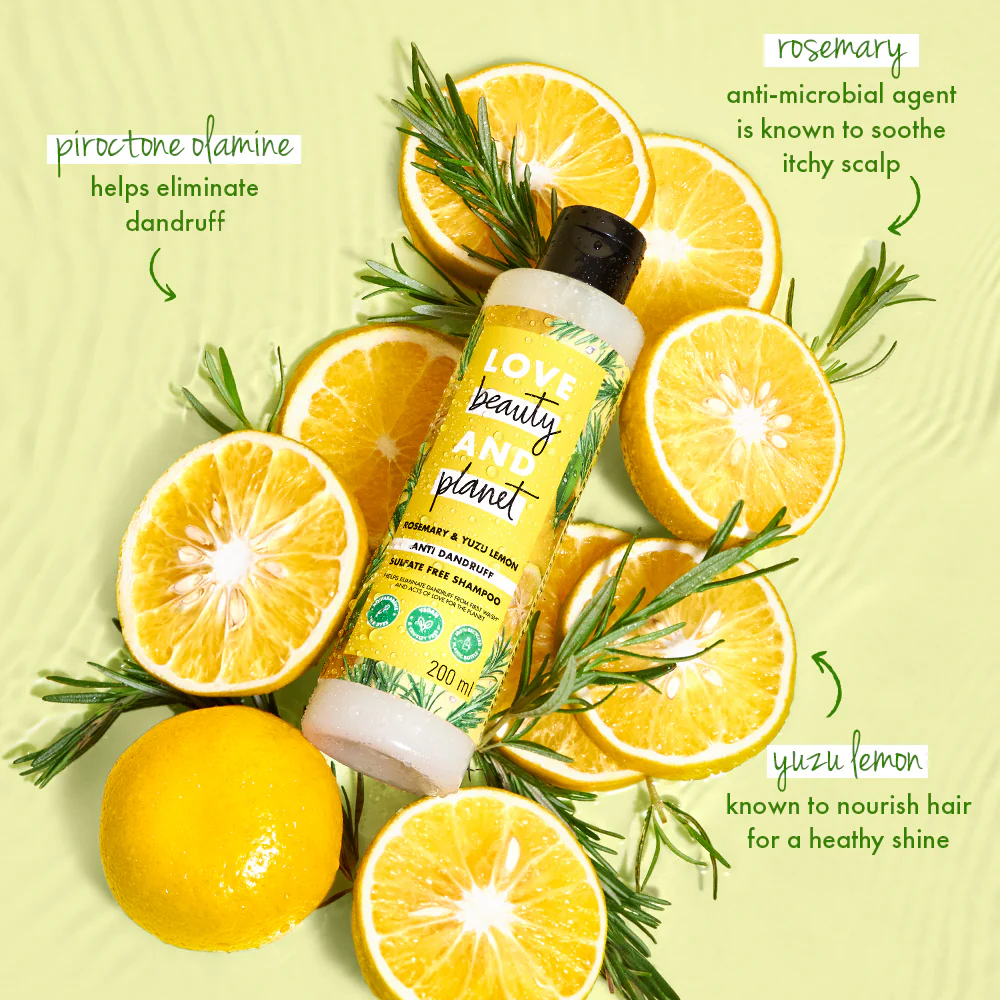Rosemary & Yuzu Lemon Anti Dandruff Shampoo - 200 ml - Image 7